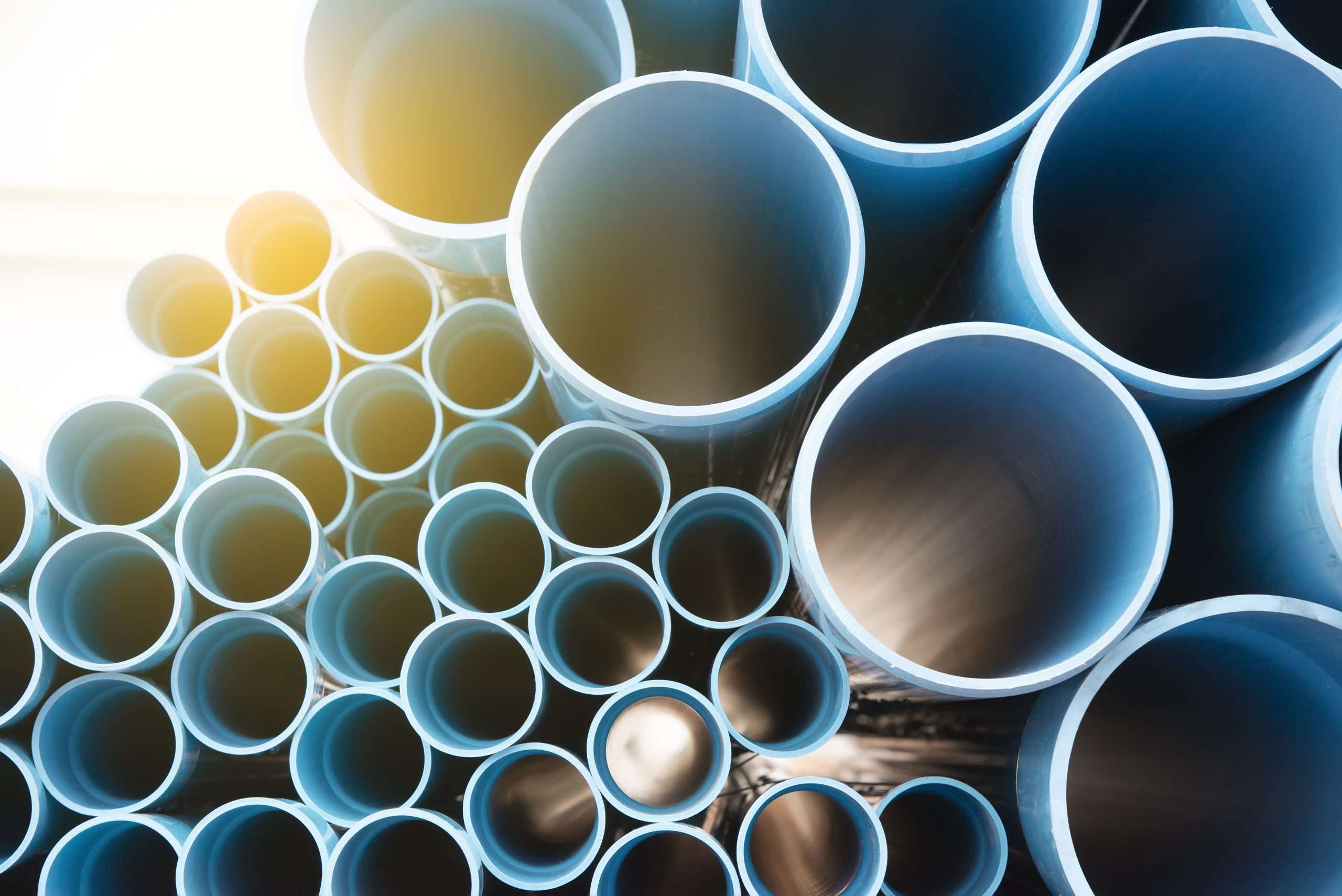 Stack PVC pipe