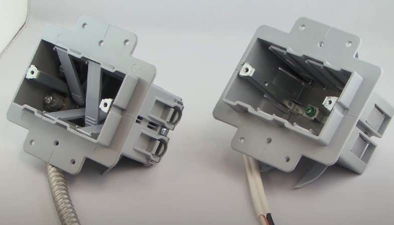 Scepter INEXO Electrical box for insulated concrete form video banner