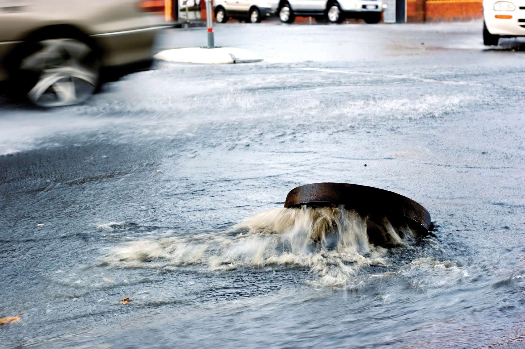 water overflow